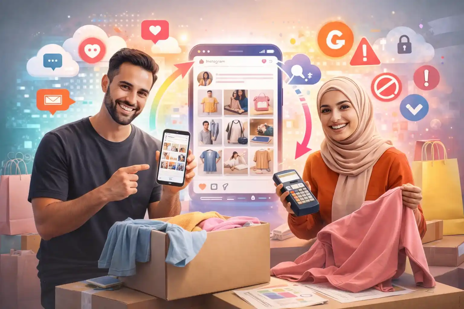 فروش با سایت بهتر است یا فقط اینستاگرام؟ مقایسه کامل برای رشد پایدار فروش